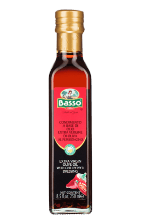 Оливковое масло Basso Extra Virgin Перец Чили 0,25л