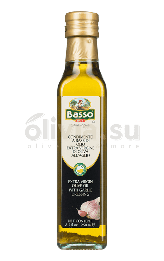 Оливковое масло Basso Extra Virgin Чеснок 0,25л