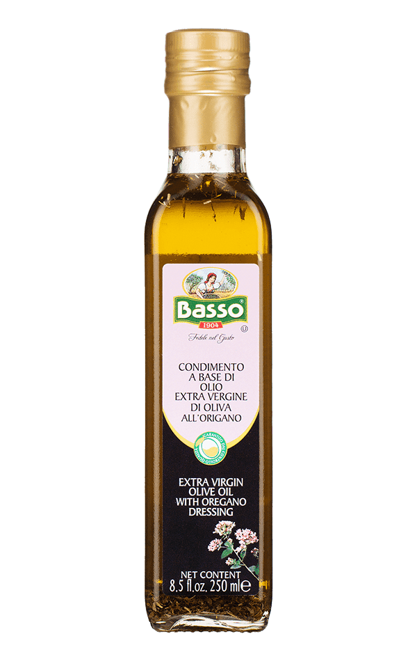 Оливковое масло Basso Extra Virgin Орегано 0,25л