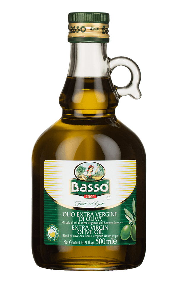 Оливковое масло Basso Extra Virgin Amfora 0,5л